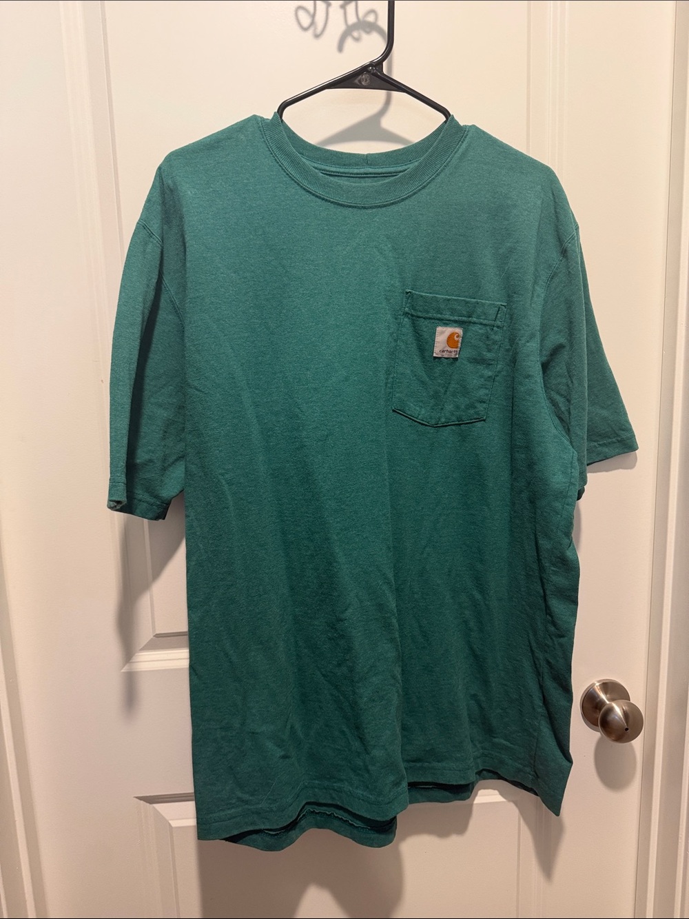 Carhartt Men's Green Short-Sleeve Pocket Tee